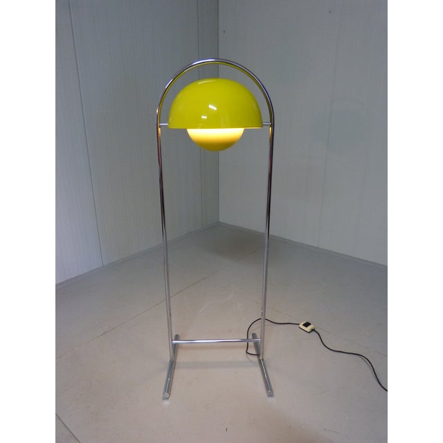 Yellow Flowerpot Floor Lamp in the style of Panton, 1960s For Sale - Image 18 of 18