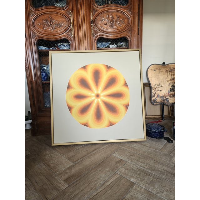 Mid Century Modern Optical Art For Sale - Image 9 of 10