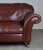 Animal Skin Heritage 3-Seater Brown Leather Mortimer Sofa with Castors by Laura Ashley For Sale - Image 7 of 11