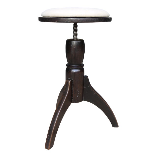 Vintage Piano Stool, 1920s For Sale