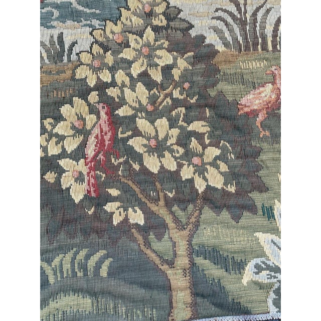 Vintage Aubusson Jaquar Tapestry, 1960s For Sale - Image 10 of 18