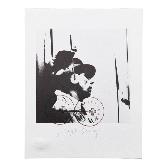 Lithograph by Joseph Beuys for Bolaffiarte, 1974 For Sale