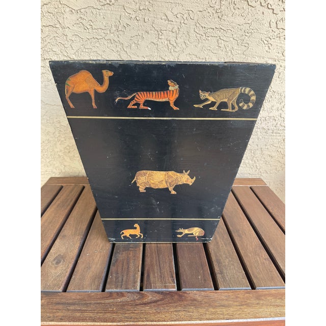 Here is a fabulous Essex House Waste Basket that was handmade in the USA. I will never forget the trade shows back in the...