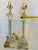 Mid 20th Century Corinthian Column-Style Marble, Glass & Brass Table Lamps - a Pair For Sale - Image 12 of 13
