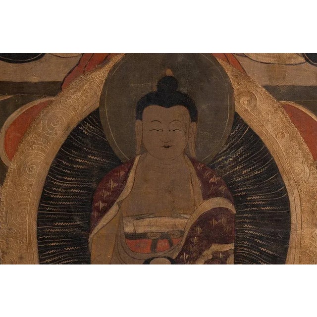 Tibetan Thangka Decoration For Sale - Image 6 of 9