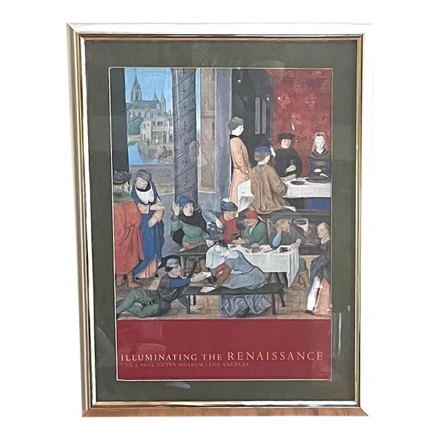 Getty Museum 2003 “Illuminating the Renaissance” Exhibition Poster For Sale