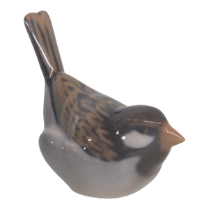 Royal Copenhagen Denmark Sparrow Bird Porcelain Figurine 4614b
