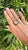 Set in 18k Rose Gold, Morganite, Black Enamel & Diamonds Engagement Ring, Us Size 6 For Sale - Image 4 of 10