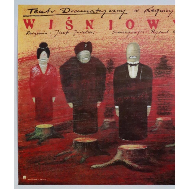 Date: 1993 Size: 31.5 x 23 inches Artist: A. Pagowski About the poster : Wiśniowy Sad (The Cherry Orchard), originally...