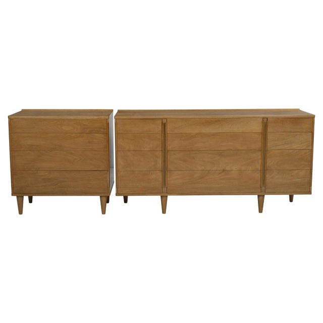 Edward Wormley for Dunbar Matching Dresser Set in Mahogany Wood - A Pair For Sale - Image 13 of 13