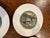 Cream Vintage French Handpainted Marcel Guillot Owl Plates - Set of 6 For Sale - Image 8 of 12