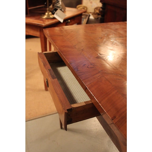Italian Marquetry Fruitwood Card Table or Desk Chairish