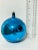 Vintage Large Kugel-Style Mercury Glass Christmas Ornaments, Blue & Teal, Set of 6 For Sale - Image 11 of 12
