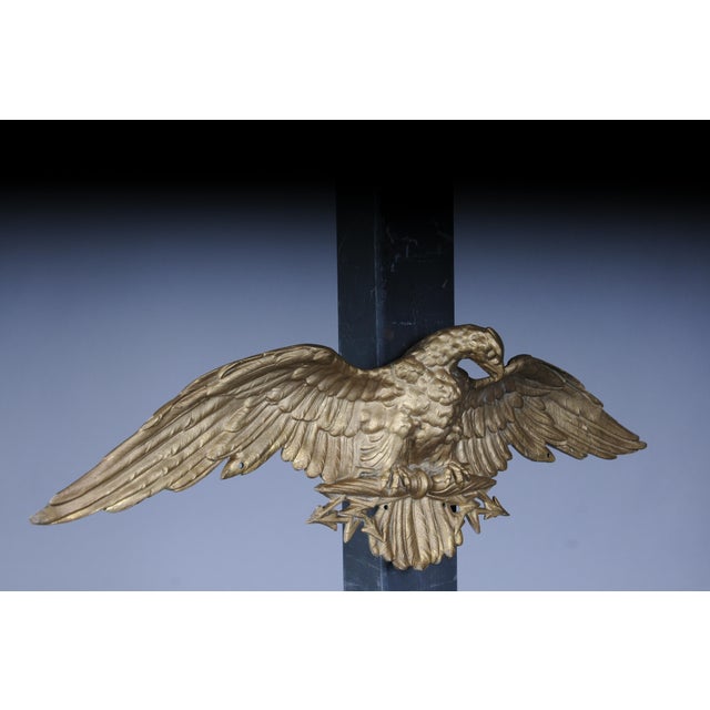 Patriotic Eagle Wall Decoration in Bronze Brass and Gold For Sale - Image 14 of 18