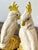 Vintage Glazed Ceramic Cockatoos - A Pair For Sale In West Palm - Image 6 of 12