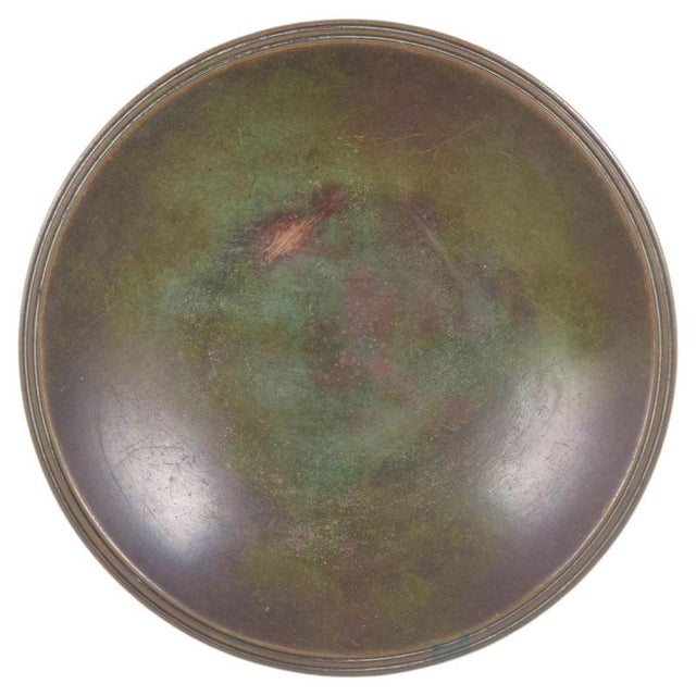 1940s Art Deco Bronze Dish by Just Andersen, Denmark, 1940s For Sale - Image 5 of 5