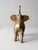 Metal Vintage Brass Elephant For Sale - Image 7 of 11