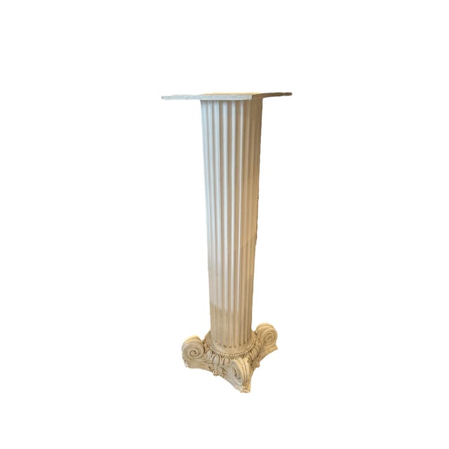 Sculpture Materials Mid-Century Neo-Classical Pedestal, 1950 For Sale - Image 7 of 7