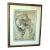 Framed Leonardo De Vinci-Head of Leda Print For Sale