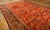Persian 1890s Antique Warm Red Ground Floral Knotted Wool Persian Sultanabad Carpet Rug For Sale - Image 3 of 8