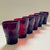 1940s 1940s Anchor Hocking “Royal Ruby” Pitcher & Juice Glasses - 7 Pieces For Sale - Image 5 of 12