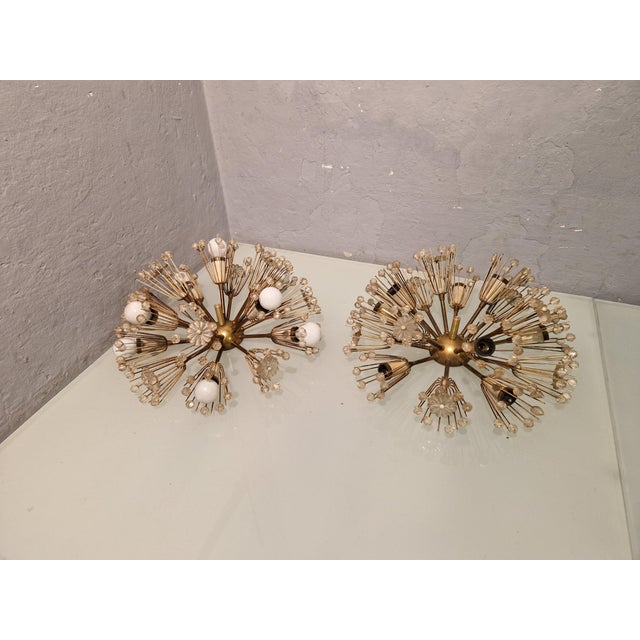 Sputnik Wall Lamps by Emil Stejnar for Rupert Nikoll, Austria, 1960s, Set of 2 For Sale - Image 17 of 17