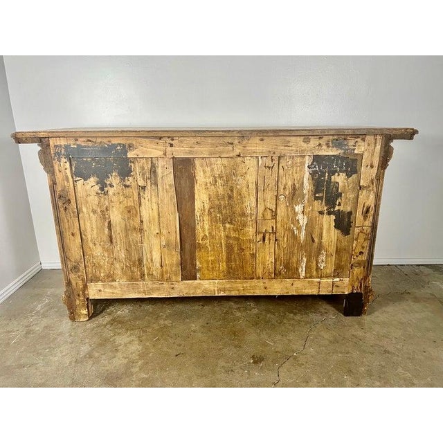 Early 19th Century French Bleached Walnut Credenza For Sale - Image 9 of 17
