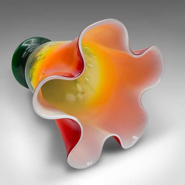 1970's Large Vintage Flower Vase For Sale - Image 6 of 10