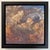 In "Cloud Composition 1," swirling forms of soft, billowy clouds dominate the canvas, their warm hues of orange and cream...