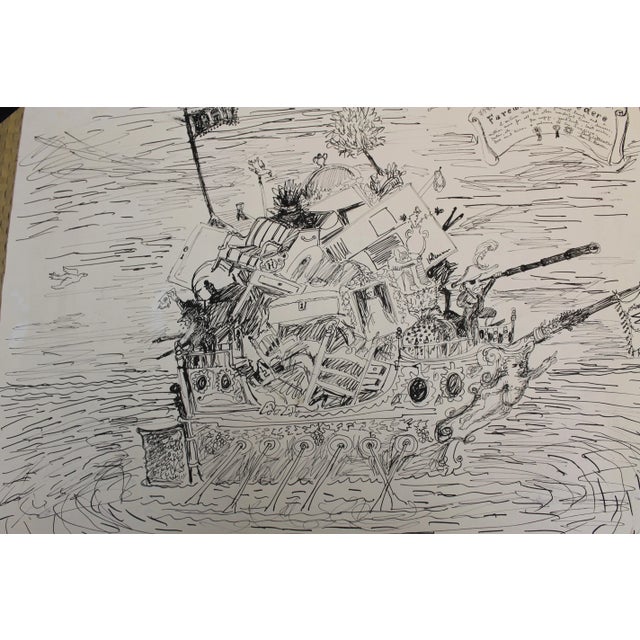 Drawing by Paul Wonner and William Theophilus Brown For Sale In Palm Springs - Image 6 of 12