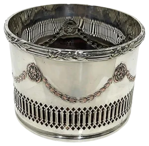 19th Century English Silver-Plated Champagne Bottle Coaster