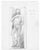 Male Nude Sculpture from the niche to the left of the door. Unsigned. From a sketchbook from a 1957 Italian (mostly...
