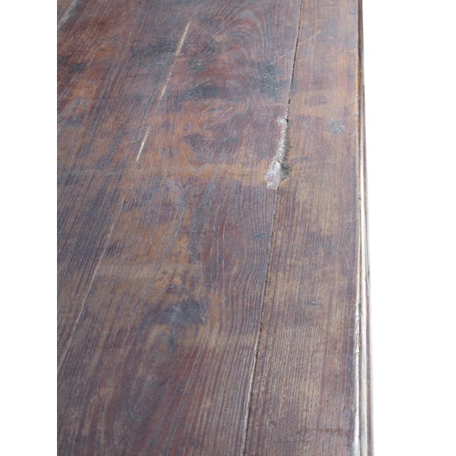 Antique Chinese Elm Console Table, 9.6' Long – Qing Dynasty For Sale - Image 12 of 13
