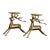 Vintage Brass Deer Candle Holders - A Pair For Sale