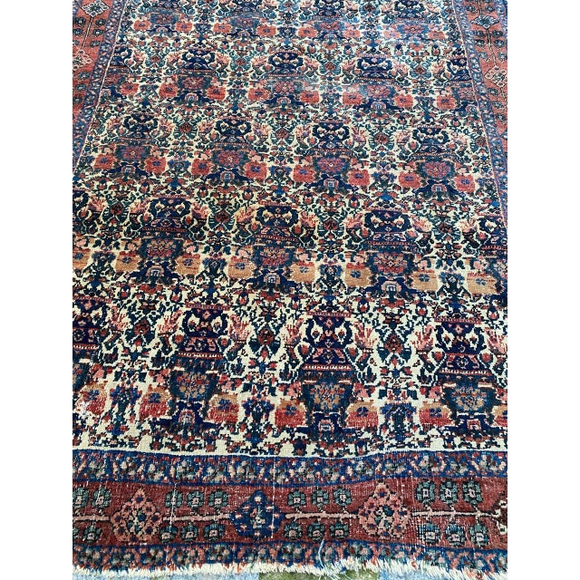 Vintage Floral Fine Abadeh Rug, 1920s For Sale - Image 16 of 18