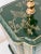 Mario Buatta Vintage Chinoiserie Hollywood Regency Green Lacquer Tea Canister Shape Table Lamp For Sale - Image 4 of 11