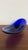 Mid-Century Sculptural Blue Art Glass Dish, 1960s For Sale - Image 12 of 14