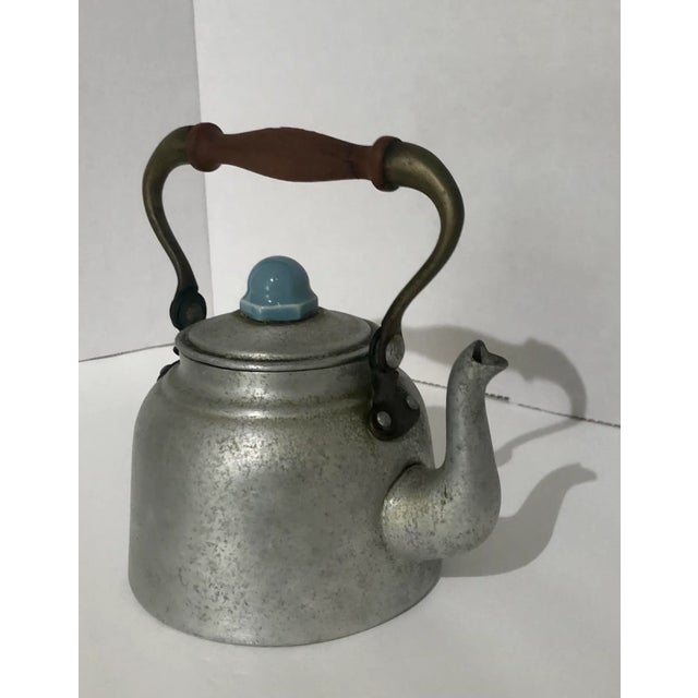 Vintage Aluminum Tea Kettle For Sale - Image 4 of 13