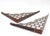 Mid 20th Century Pair of Antique Victorian Cast Iron Hexagon Shelf Brackets For Sale - Image 5 of 5