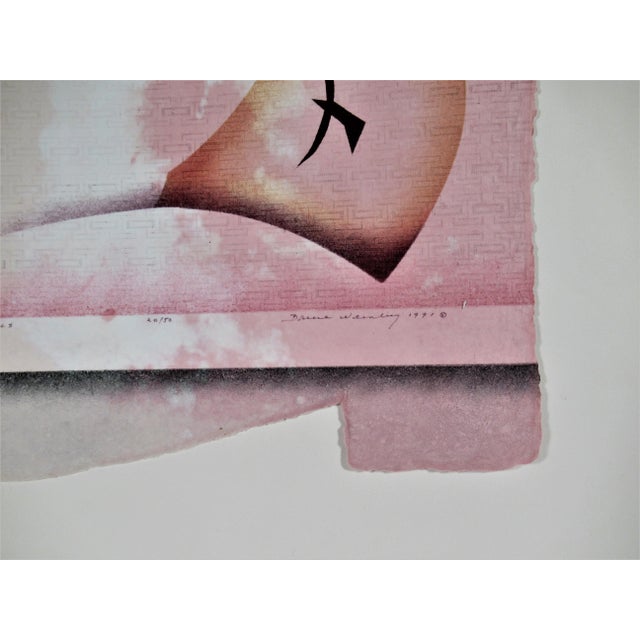 Abstract Bruce Weinberg, Golden Sails, 1991 For Sale - Image 3 of 5