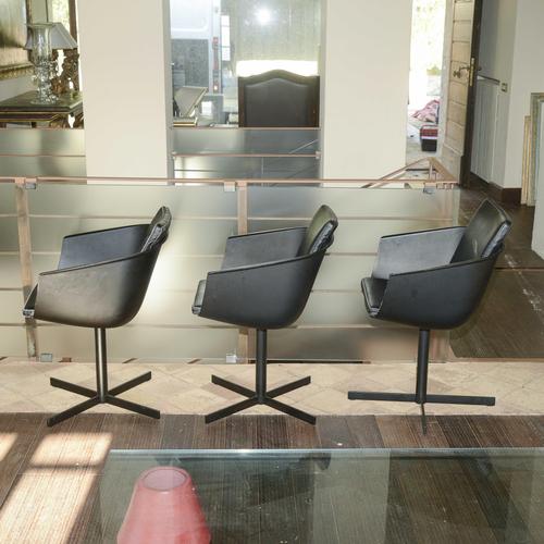 Strip Chairs in Polypropylene by Carlo Colombo for Poliform, 2000s, Set of 3 For Sale - Image 6 of 9