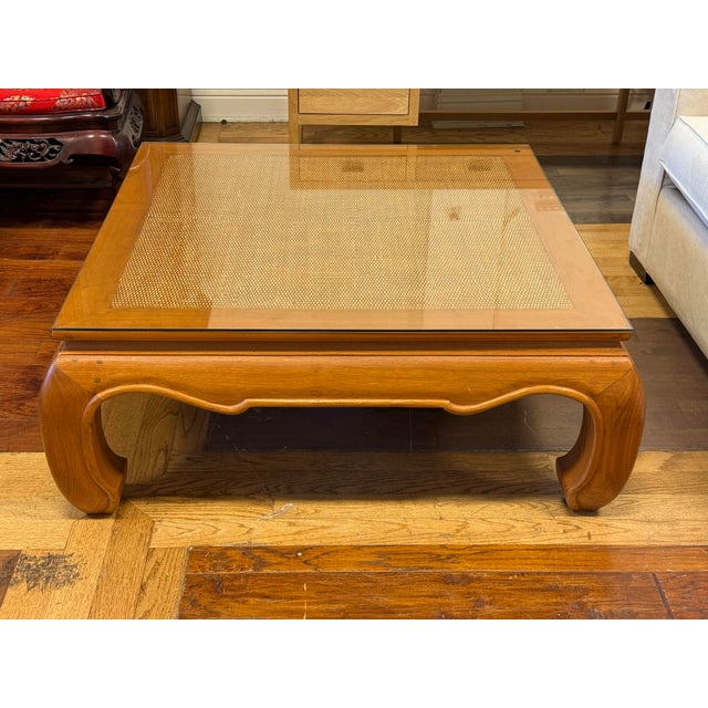 Late 20th Century Ming Style Teak Wood Coffee Table For Sale - Image 4 of 12