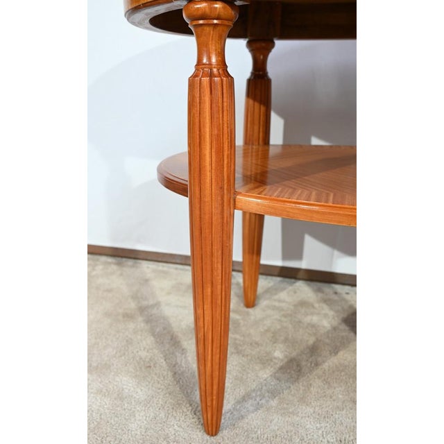 Small Art Deco Light Mahogany Table, 1930s For Sale - Image 13 of 18