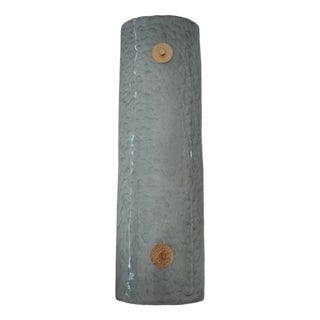 Aqua Green Murano Glass and Brass Wall Sconce, 2000 For Sale