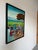 1980s Vintage Barnes Folk Art Market Scene Oil on Canvas Painting – Framed For Sale - Image 5 of 14