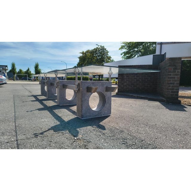 Vintage Brutalist Concrete Dining Table, 1970s For Sale - Image 17 of 18