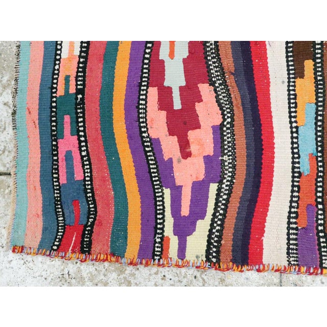 Textile Galerie Shabab Collection Mid-20th Century Persian Flatweave Kilim Rug For Sale - Image 7 of 9