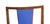 Mid-Century French Blue Red Border Dining Chairs in Teak and Skai, 1960, Set of 6 For Sale - Image 11 of 14