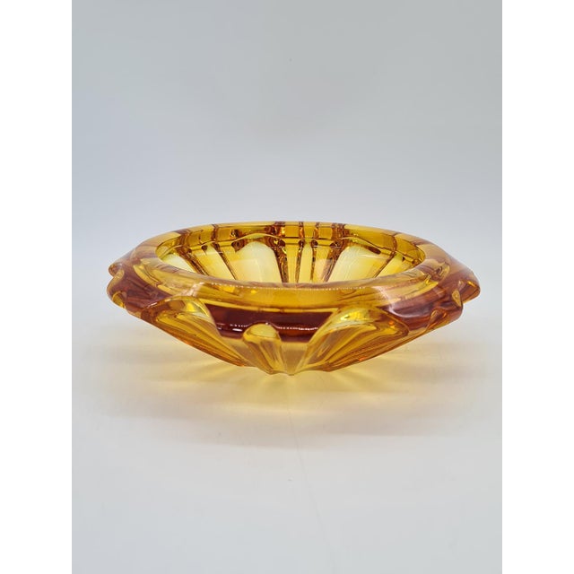 1960s Large Vintage Pressed Glass Bowl, 1960s For Sale - Image 5 of 10