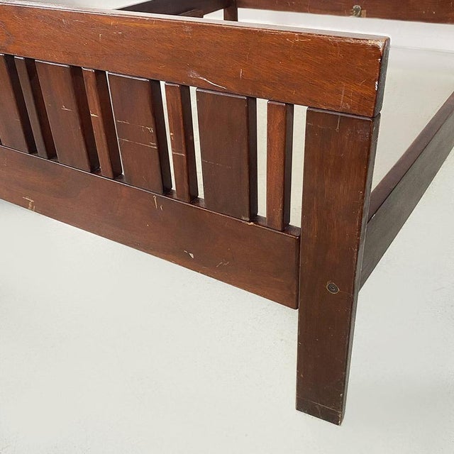Califfo Bed in Wood attributed to Ettore Sottsass for Poltronova, 1960s For Sale - Image 11 of 18